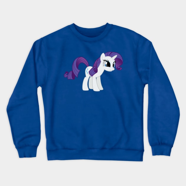 Srunchy face Rarity Crewneck Sweatshirt by CloudyGlow